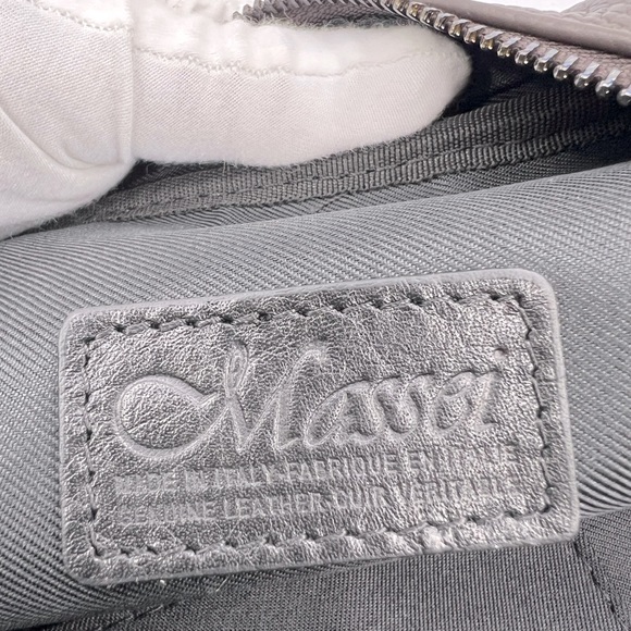 MASSEI, GENUINE LEATHER, MADE IN ITALY, MEN’S TOILETRY BAG,HAND MADE BROWN & TAN - Picture 10 of 16